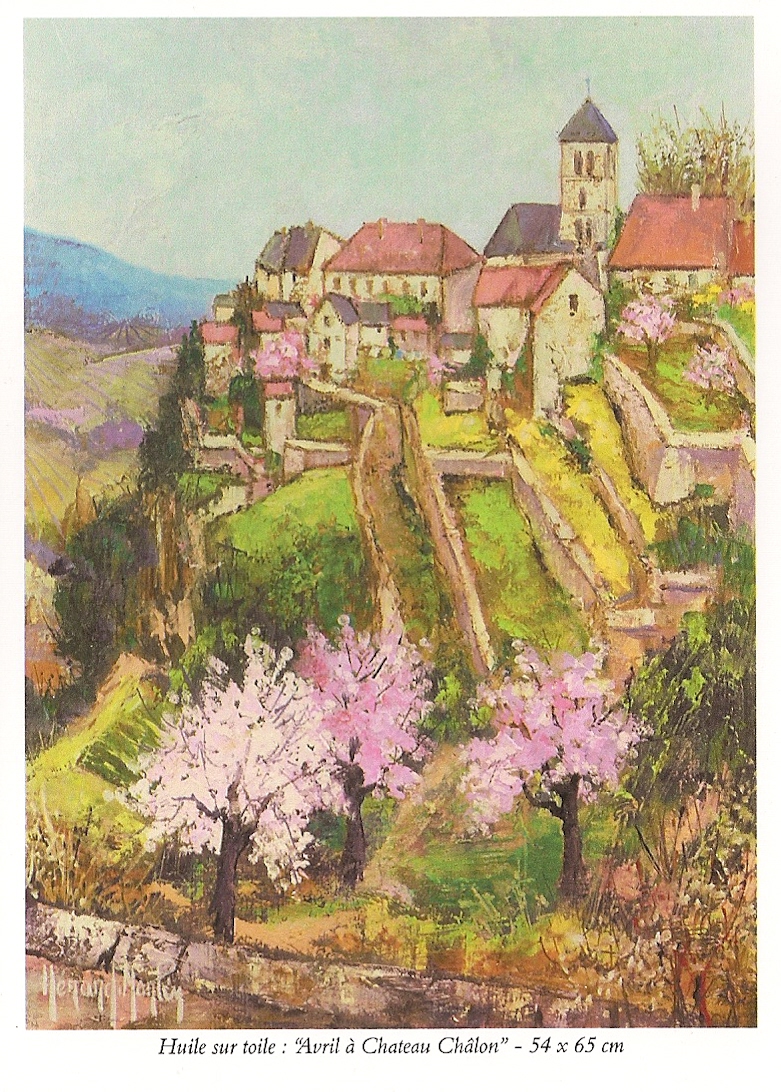 Josette Hérard-Marlin Flyer page 4, Avril à Château Chalon