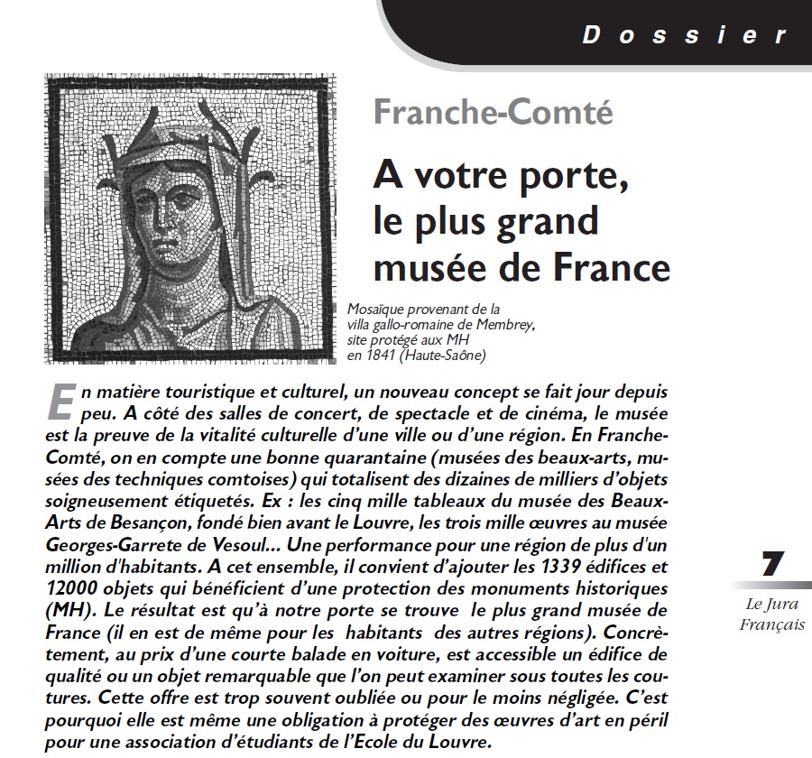 Le Jura Français Dossier N°305 page 7