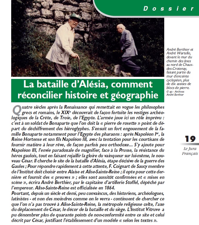 Le Jura Français Dossier ALESIA N°306 page 19