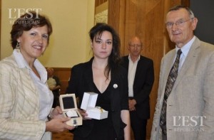 Pauline Repussard prix du Jeune Talent du Jura Francais 2012