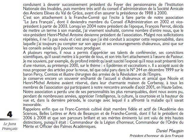 Le Jura Francais Vie de l association N 307 page 4
