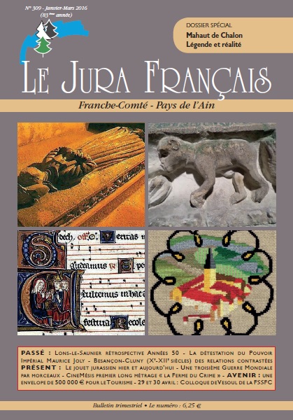 Jura Français N 309 Janvier - Mars 2016 couverture