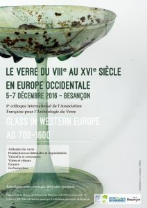 8e COLLOQUE INTERNATIONAL DE L’ASSOCIATION FRANÇAISE POUR L’ARCHÉOLOGIE DU VERRE