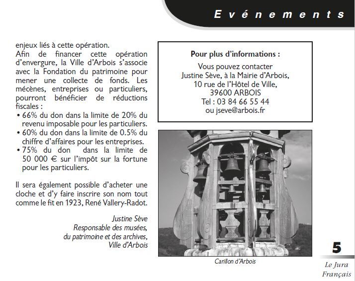 Le Jura Francais Evenements N 314 page 5