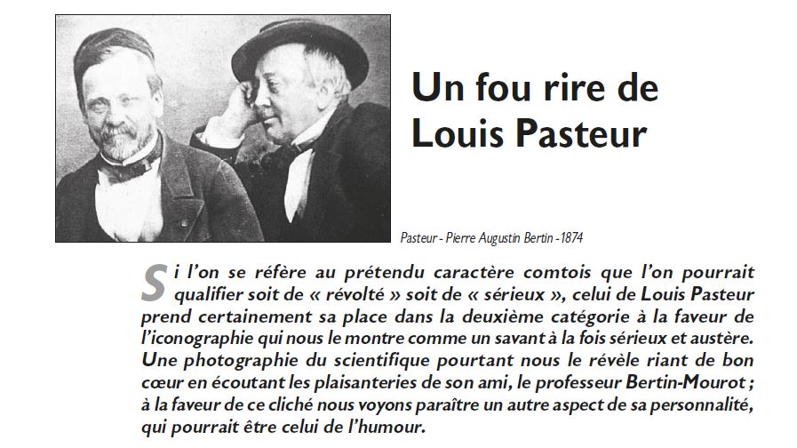 Le Jura Français Dossier N°315-316 page 18 Louis Pasteur par Brice Leibundgut Le Jura Francais Dossier N 315-316 page 18