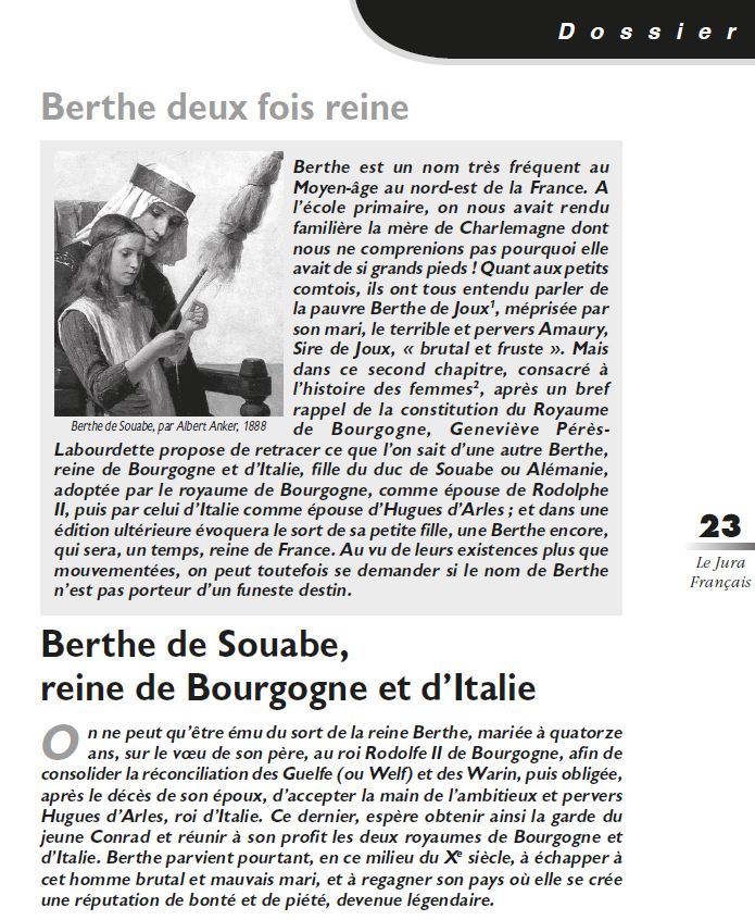 Le Jura Francais Dossier N 315-316 page 23