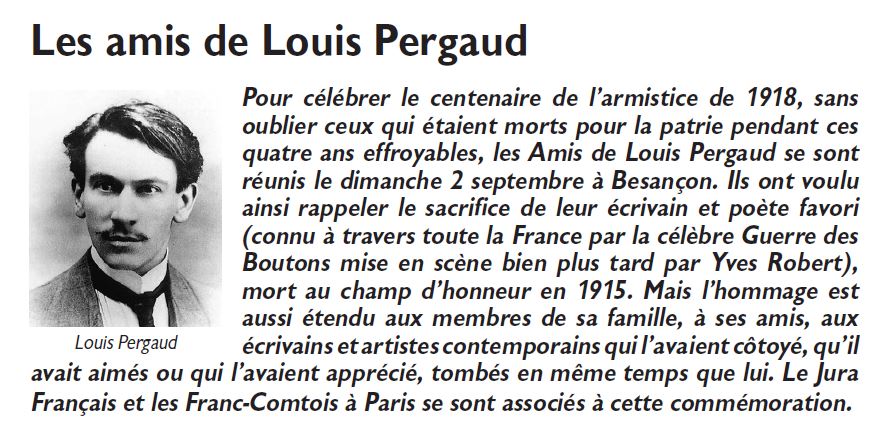 Le Jura Français Vie de l'association N 319 page 28