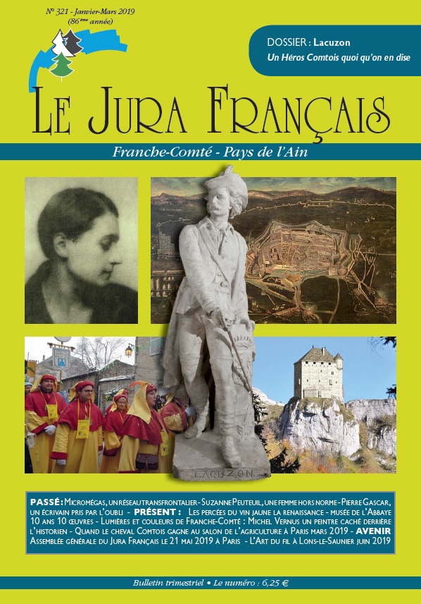 Couverture du Jura Français N 321 Janvier - Mars 2019