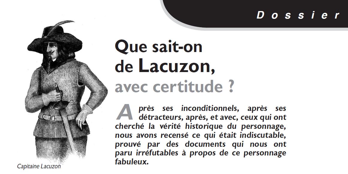 Le Jura Français Dossier N°321 page 19 Que sait-on de Lacuzon, avec certitude ? Le Jura Français Dossier N°321 page 19