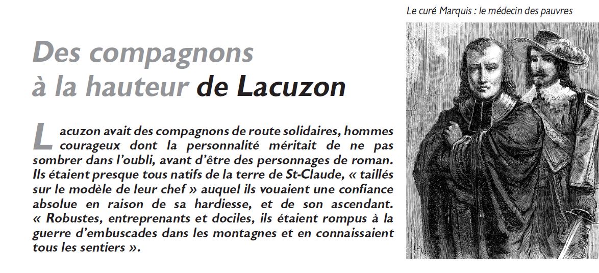 Le Jura Français Dossier N°321 page 24 Des compagnons à la hauteur de Lacuzon Le Jura Francais Dossier N 321 page 24