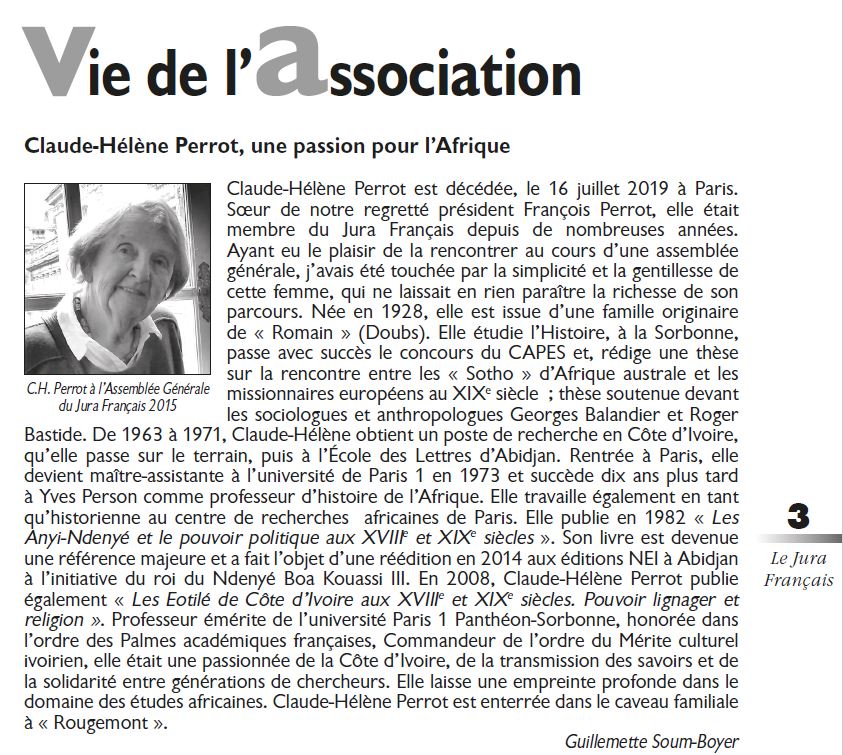 Le Jura Francais Vie de l'association N 324 page 3