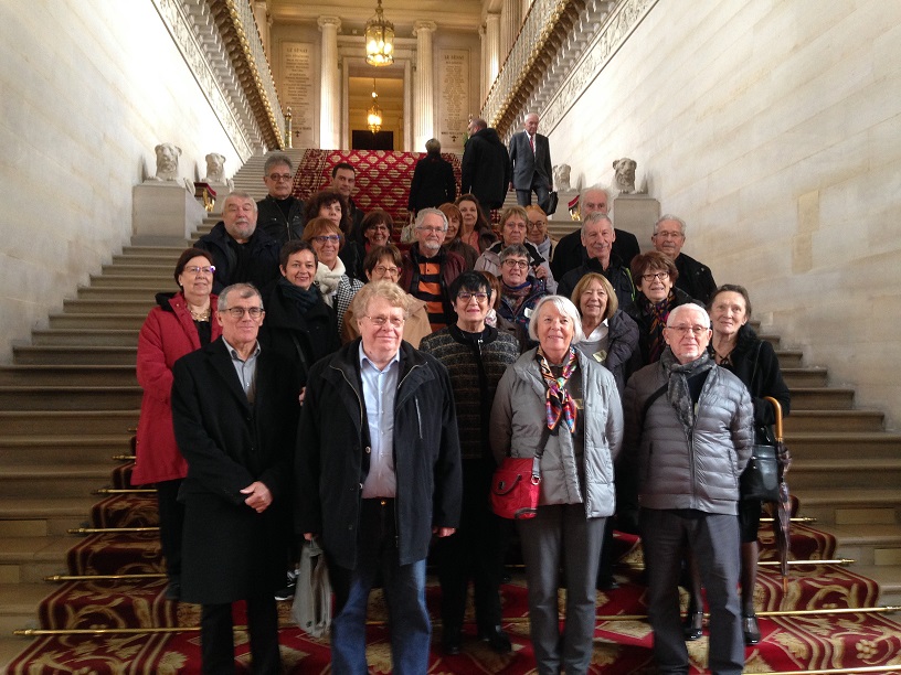 Les Amis de la Mediathèque de Dole au Palais du Luxembourg