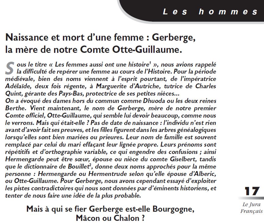Le Jura Francais Les hommes N 325 page 17