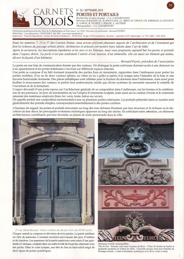 Le Jura Francais N 325 Revue des Publications 5