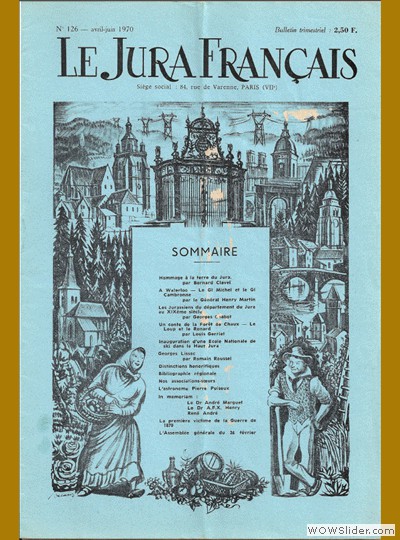 Le Jura Français N° 126 1970