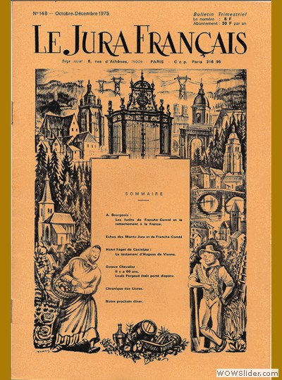 Le Jura Français N° 148 1975