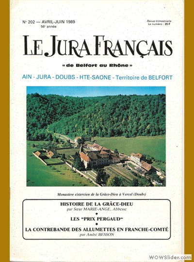 Le Jura Français N° 202 1989
