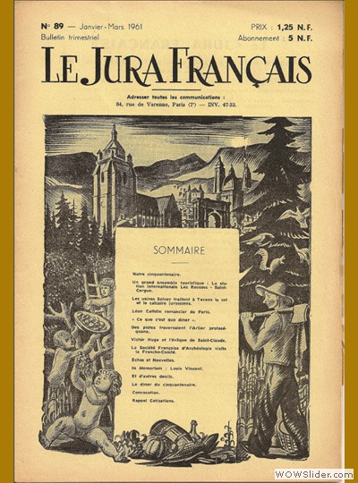 Le Jura Français N° 89 1961