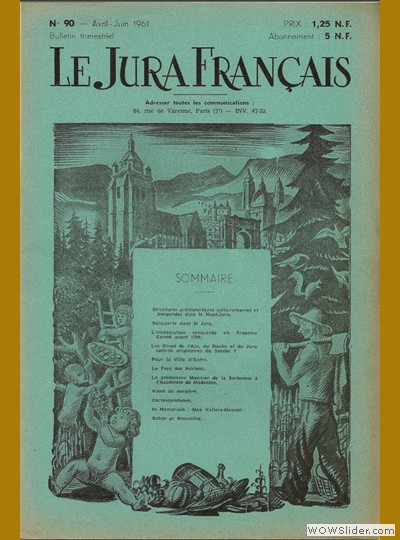 Le Jura Français N° 90 1961