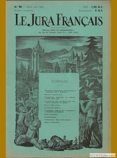 Le Jura Français N° 90 1961